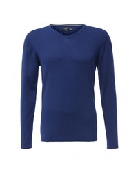 Мужской темно-синий свитер с v-образным вырезом от SPRINGFIELD