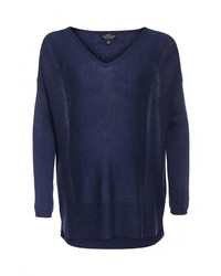 Женский темно-синий свитер с v-образным вырезом от Topshop Maternity