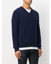 Мужской темно-синий свитер с v-образным вырезом от Polo Ralph Lauren