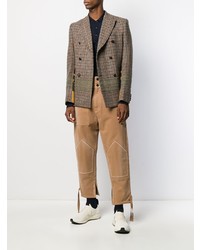 Мужской темно-синий свитер с воротником поло от Lanvin