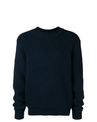 Мужской темно-синий свитер с круглым вырезом от 3.1 Phillip Lim