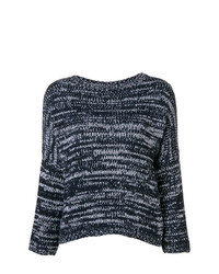 Женский темно-синий свитер с круглым вырезом от A.P.C.