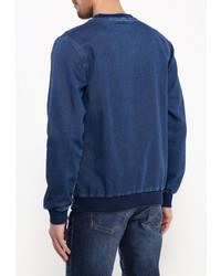 Мужской темно-синий свитер с круглым вырезом от adidas Originals