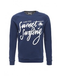 Мужской темно-синий свитер с круглым вырезом от Alcott