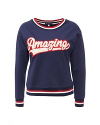 Женский темно-синий свитер с круглым вырезом от Alcott