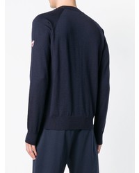 Мужской темно-синий свитер с круглым вырезом от Rossignol