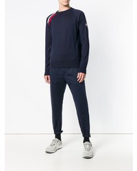 Мужской темно-синий свитер с круглым вырезом от Rossignol