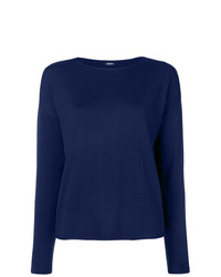 Женский темно-синий свитер с круглым вырезом от Aspesi