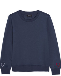 Женский темно-синий свитер с круглым вырезом от Atelier