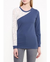 Женский темно-синий свитер с круглым вырезом от Aurora Firenze