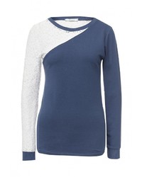 Женский темно-синий свитер с круглым вырезом от Aurora Firenze