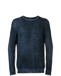 Мужской темно-синий свитер с круглым вырезом от Avant Toi