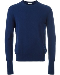 Мужской темно-синий свитер с круглым вырезом от Ballantyne