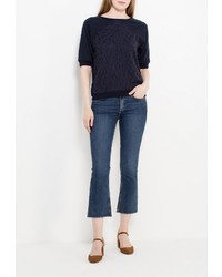 Женский темно-синий свитер с круглым вырезом от Baon