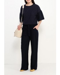 Женский темно-синий свитер с круглым вырезом от Baon