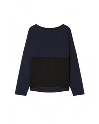 Женский темно-синий свитер с круглым вырезом от Base Forms