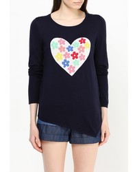 Женский темно-синий свитер с круглым вырезом от BeaYukMui