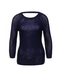 Женский темно-синий свитер с круглым вырезом от Befree