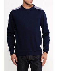 Мужской темно-синий свитер с круглым вырезом от Bellfield