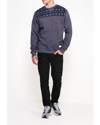 Мужской темно-синий свитер с круглым вырезом от Bellfield