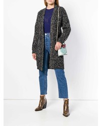 Женский темно-синий свитер с круглым вырезом от Pinko