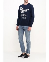 Мужской темно-синий свитер с круглым вырезом от Best Mountain