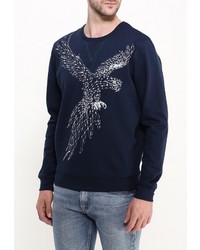 Мужской темно-синий свитер с круглым вырезом от Best Mountain