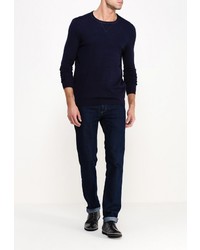 Мужской темно-синий свитер с круглым вырезом от Best Mountain