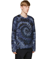 Мужской темно-синий свитер с круглым вырезом от Valentino