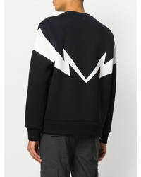 Мужской темно-синий свитер с круглым вырезом от Neil Barrett