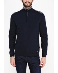 Мужской темно-синий свитер с круглым вырезом от Boss Green