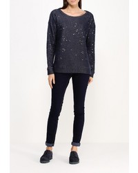 Женский темно-синий свитер с круглым вырезом от Broadway