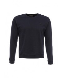 Мужской темно-синий свитер с круглым вырезом от Bruebeck
