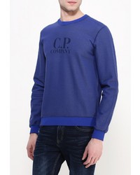 Мужской темно-синий свитер с круглым вырезом от C.P. Company