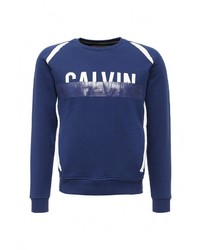 Мужской темно-синий свитер с круглым вырезом от Calvin Klein Jeans