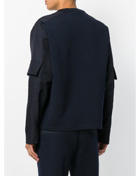 Мужской темно-синий свитер с круглым вырезом от Marni