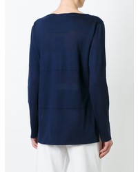 Женский темно-синий свитер с круглым вырезом от Ralph Lauren