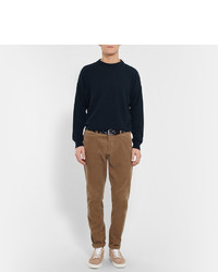 Мужской темно-синий свитер с круглым вырезом от Ami