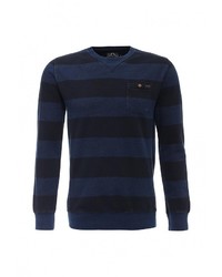 Мужской темно-синий свитер с круглым вырезом от Celio