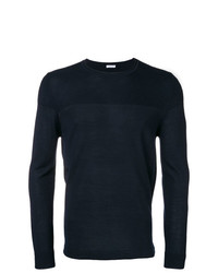 Мужской темно-синий свитер с круглым вырезом от Cenere Gb