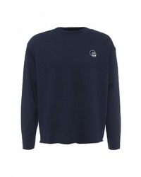 Мужской темно-синий свитер с круглым вырезом от Cheap Monday