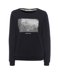 Женский темно-синий свитер с круглым вырезом от Chic Chic