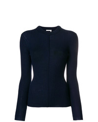 Женский темно-синий свитер с круглым вырезом от Chloé