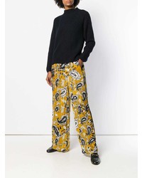 Женский темно-синий свитер с круглым вырезом от Forte Forte