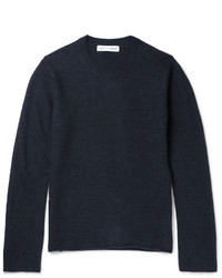 Мужской темно-синий свитер с круглым вырезом от Comme des Garcons