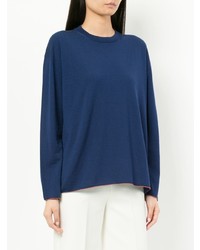 Женский темно-синий свитер с круглым вырезом от Sofie D'hoore