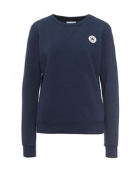 Женский темно-синий свитер с круглым вырезом от Converse