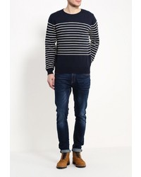 Мужской темно-синий свитер с круглым вырезом от Cortefiel