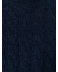 Мужской темно-синий свитер с круглым вырезом от MSGM