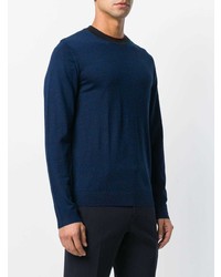 Мужской темно-синий свитер с круглым вырезом от Ps By Paul Smith